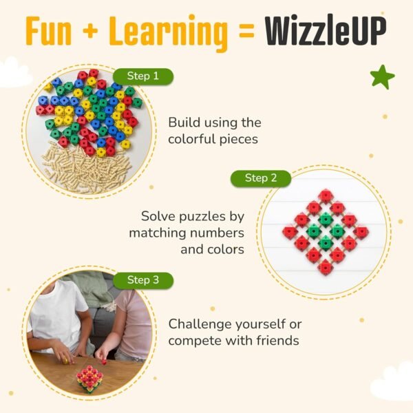 WizzleUP 3D Brain Teaser Puzzles - Educational STEM Toys for Kids & Adults - Boost Critical Thinking, Spatial Intelligence, & Motor Skills for Ages 4 and Up! - Image 7