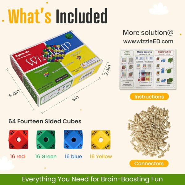 WizzleUP 3D Brain Teaser Puzzles - Educational STEM Toys for Kids & Adults - Boost Critical Thinking, Spatial Intelligence, & Motor Skills for Ages 4 and Up! - Image 10